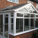 Tilted roof conservatory