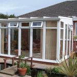 White uPVC Lean-to conservatory