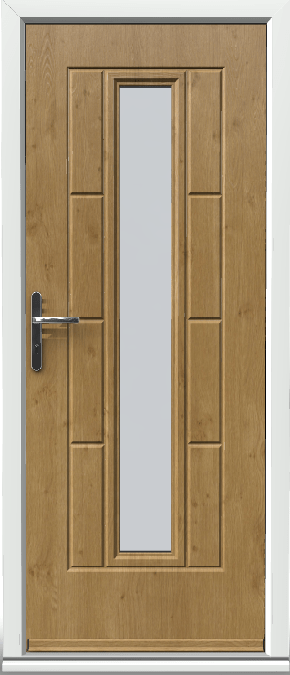 Irish oak door