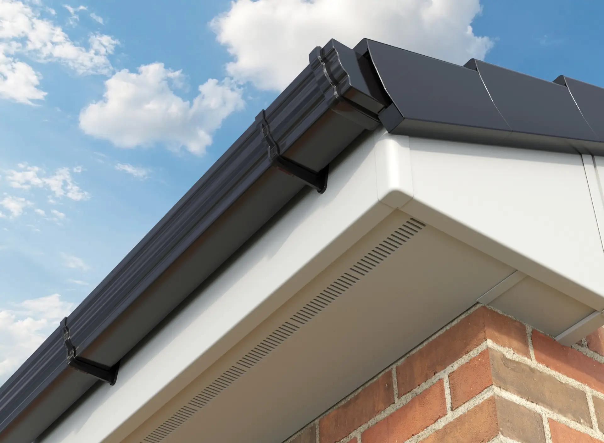 Vented-Soffit Vented soffit